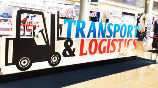 empilhadeira mima na exposição transporte e logística filipinas